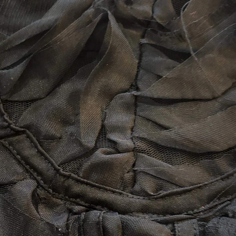 Grunge/Goth Bustier with zip back